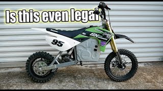 INSANE UPGRADE  Electro amp Co Razor Dirt Bike Review [upl. by Anitac766]