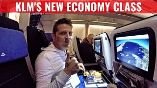 Review KLMs FANTASTIC ECONOMY CLASS  Life Saving Head Rest [upl. by Otreblada]