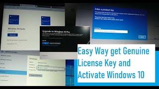 how to Upgrade get Genuine License Key and Activate Windows 10 and windows 11 [upl. by Kammerer]