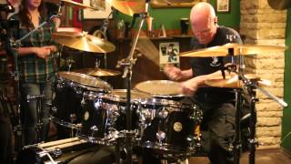 Chris Slade ACDC playing drums [upl. by Gloriana556]