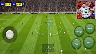 EFOOTBALL 2022 MOBILE  FIRST GAMEPLAY [upl. by Neehsuan]