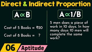 Direct and Indirect Proportion [upl. by Nahgeem]