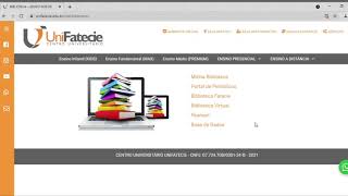 Acesso a Biblioteca Virtual  Tutorial [upl. by Sarette646]