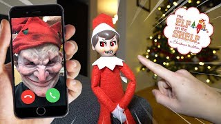 CALLING ELF ON THE SHELF ON FACETIME AT 3 AM HE COMES ALIVE [upl. by Ettezzil773]