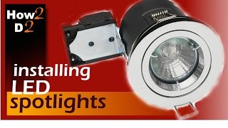 Downlights Installation How to wire spotlights [upl. by Ainival]