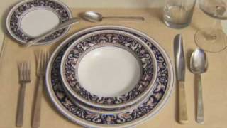 How To Set a Formal Table Setting [upl. by Acinonrev]