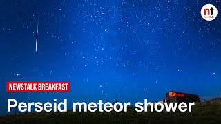 Perseid meteor shower  Tonight will be a busy night in the skies [upl. by Wolf]