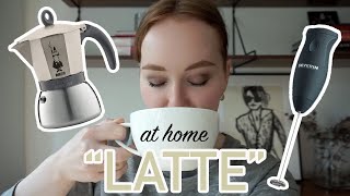 HOW TO MAKE A quotLATTEquot AT HOME moka pot  frother [upl. by Cassilda]