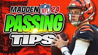 MASTER Passing In Madden 24 With These 14 Tips [upl. by Yllaw]