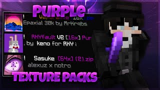 The BEST Purple Texture Packs For Bedwars 189 PvP [upl. by Ordnazil]