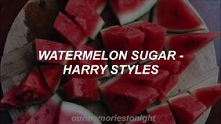 harry styles  watermelon sugar  lyrics [upl. by Ahsiekat]