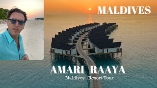 Amari Raaya Luxury New Maldives Resort Full Tour Feb2024 [upl. by Rosenthal474]