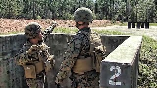 Marines Practice Throwing Live Grenades [upl. by Nahtannhoj]