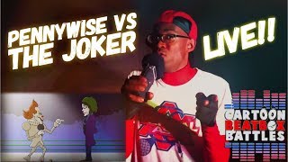 Pennywise VS The Joker  Cartoon Beatbox Battles Live [upl. by Galvan]