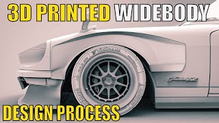 3D Printed WIDEBODY Kit  Design and Software Used [upl. by Gottwald]