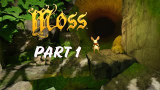 MOSS VR playthrough part 1 [upl. by Airetnahs]