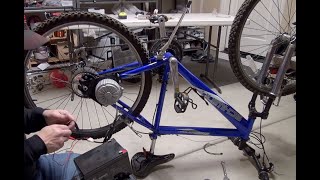 Powerful Electric Bike Conversion Part I EBike Conversion Kit Installation [upl. by Assirialc17]