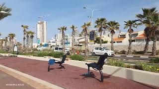 4K Walking in Ashdod Israel [upl. by Adnolat]