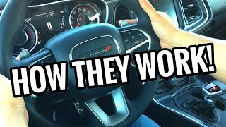 PADDLE SHIFTERS How They Work Explained [upl. by Allx764]