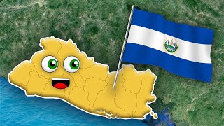 El Salvador  Geography amp Departments  Countries of the World [upl. by Anyd]