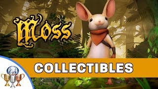 Moss PSVR Collectibles Guide  All Forgotten Fragment Scrolls and Relic Dust Locations [upl. by Mckenna]