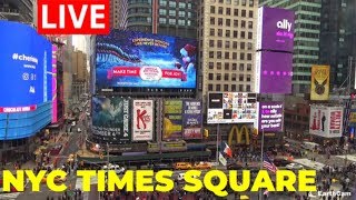 Live from NYCs Times Square  EarthCam [upl. by Brandise951]