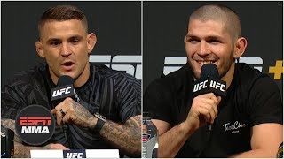 Khabib Nurmagomedov plans to make Dustin Poirier tap out at UFC 242  ESPN MMA [upl. by Anoved654]