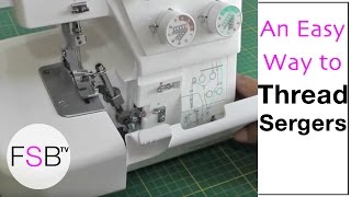 Threading a Serger [upl. by Eimas]