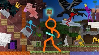 Animation vs Minecraft Shorts Season 1  All Episodes 114 [upl. by Peih]