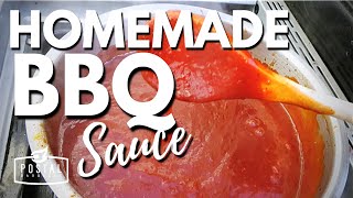 Easy Barbecue Sauce Recipe  The Best Homemade BBQ Sauce ever [upl. by Analrahc]