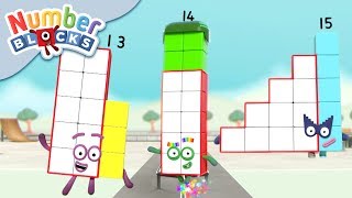 Numberblocks Teen Numbers  Learn to Count [upl. by Eirek410]