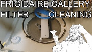 How to Clean Frigidaire Dishwasher Filter  Gallery [upl. by Arec236]