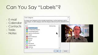 Microsoft Outlook How to use the Categories Labels in All FIVE Primary Outlook Functions [upl. by Gladwin291]