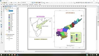 Create Map Layout in ArcGIS – Study Area Mapping [upl. by Yehudi817]