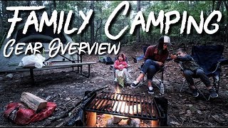 Family Camping  Our Gear Overview [upl. by Ainatnas]