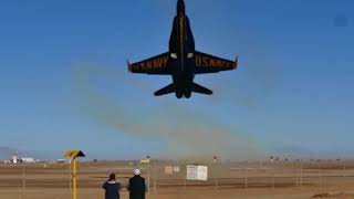 F 18 Hornet Performs Low Pass [upl. by Moffit]