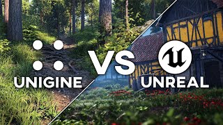 Unreal Engine VS UNIGINE Which Engine is Better for Environmental Design [upl. by Sydel]