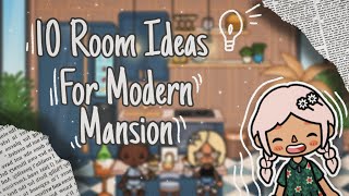 10 Room Ideas For Modern Mansion Makeover  Toca Life World [upl. by Alleuqcaj870]