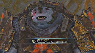 Shadow of War  Level 60 Boss Shamed To Level 0 Becomes TOTALLY Unstable [upl. by Maje147]