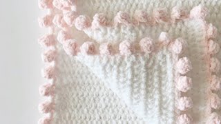 Crochet Blanket Dot Border [upl. by Hultin606]