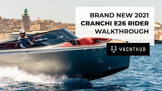 2021 Cranchi E26 Rider  Walkthrough [upl. by Anaeli]