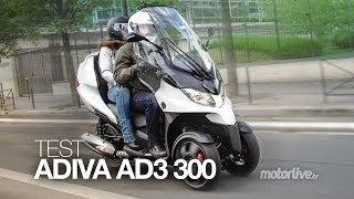 TEST  ADIVA AD3 300 La Diva des 3 roues [upl. by Nylad]