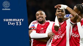 Highlights Day 13  Eredivisie  20232024 [upl. by Wilhelmine]