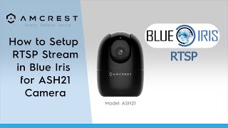 UPDATED REVISION  How to Setup ASH21 in Blue Iris with RTSP Support Latest Blue Iris Version [upl. by Lienad]