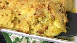 GRATIN POMMES DE TERRE POULET  RECETTE SIMPLE DE GRATIN [upl. by Anitram]