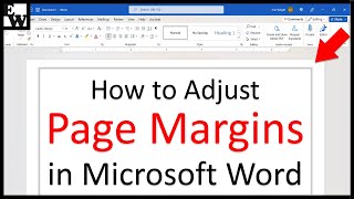 How to Adjust Page Margins in Microsoft Word [upl. by Caddaric435]