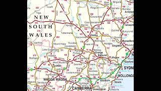 map of New South Wales Australia [upl. by Yolane]