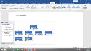 Créer un organigramme sur Word [upl. by Arabela]