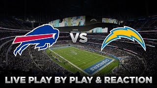 Bills vs Chargers Live Play by Play amp Reaction [upl. by Ibbetson446]