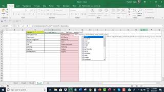 Align duplicates from two columns to same rows in Excel [upl. by Bonnie]